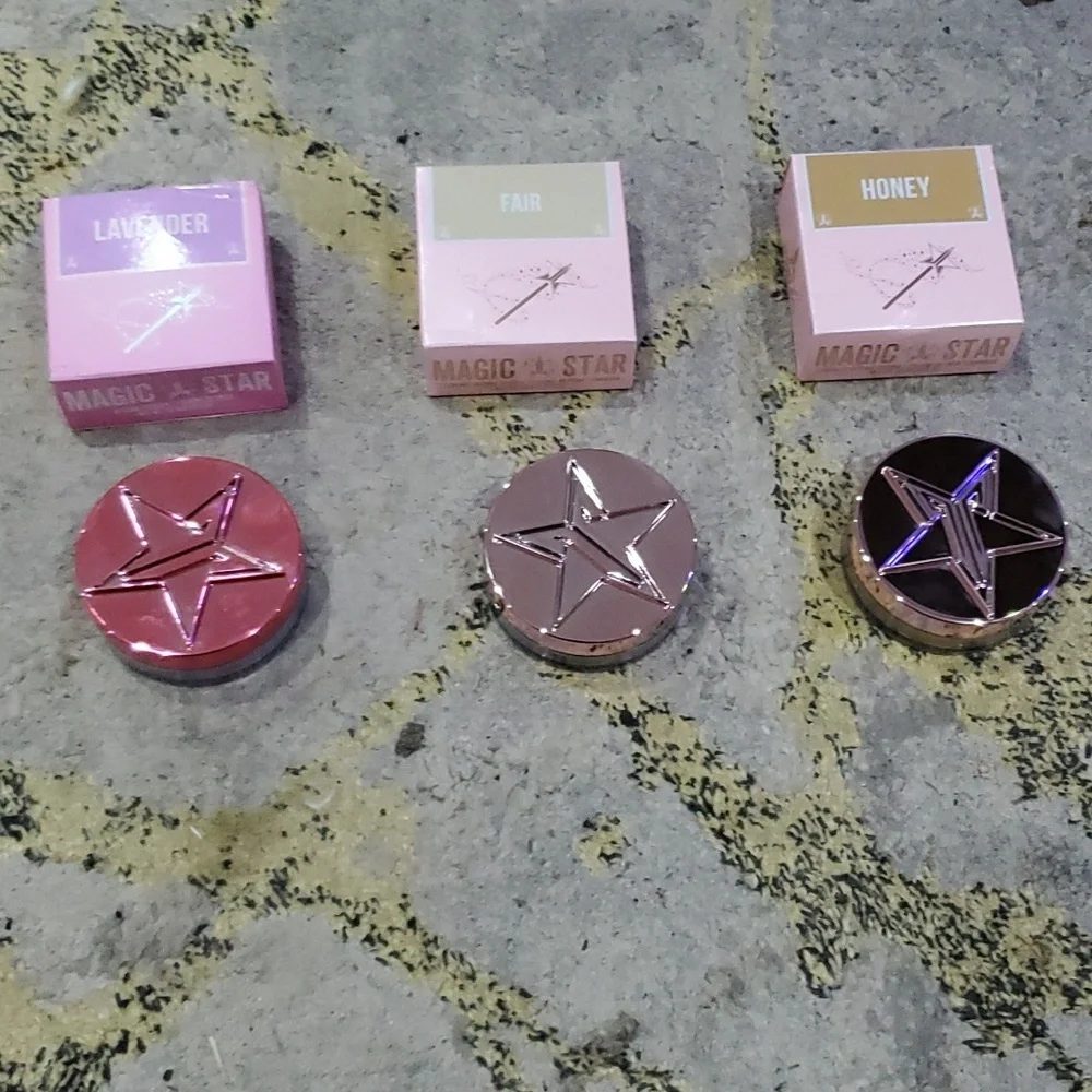 NEW (3) Jeffree Star Magic Star Luminous setting Powder